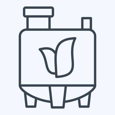 Simgesel Doğal Kimyasal. Dünya 'yı Kurtarma sembolüyle ilgili. Sıra tarzı. düzenlenebilir