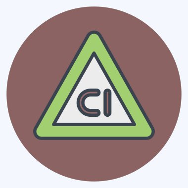 Simge Klorsuz Çamaşır Suyu. Kumaş sembolüyle ilgili. renk arkadaşı stili. dizayn edilebilir