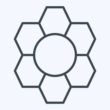 Simge Deseni Tanıma. Biyomühendislik sembolüyle ilgili. satır biçimi