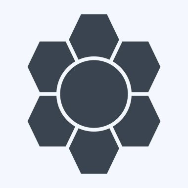 Simge Deseni Tanıma. Biyomühendislik sembolüyle ilgili. Kabartma biçimi