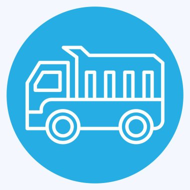 Simge Platformu Ölçeği. İnşaat Mühendisliği sembolüyle ilgili. Mavi gözlü. düzenlenebilir