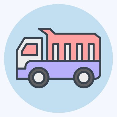 Simge Platformu Ölçeği. İnşaat Mühendisliği sembolüyle ilgili. renk arkadaşı stili. düzenlenebilir