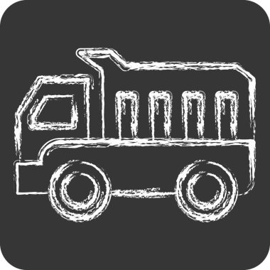 Simge Platformu Ölçeği. İnşaat Mühendisliği sembolüyle ilgili. Tebeşir stili. düzenlenebilir