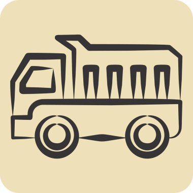 Simge Platformu Ölçeği. İnşaat Mühendisliği sembolüyle ilgili. El çizimi tarzı. düzenlenebilir