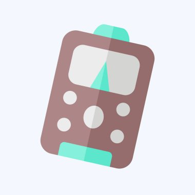 Simge Güç Ölçer. Tamir Aletleri sembolüyle ilgili. Düz stil. dizayn edilebilir