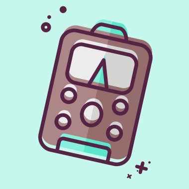 Simge Güç Ölçer. Tamir Aletleri sembolüyle ilgili. MBE tarzı. dizayn edilebilir