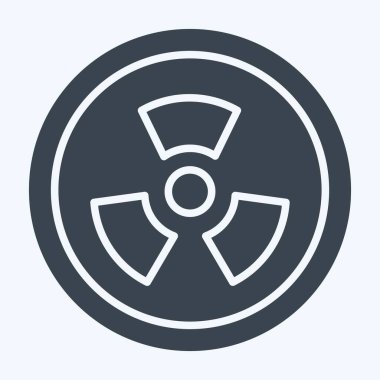 Simge Radyasyonu. Biyomühendislik sembolüyle ilgili. Kabartma biçimi