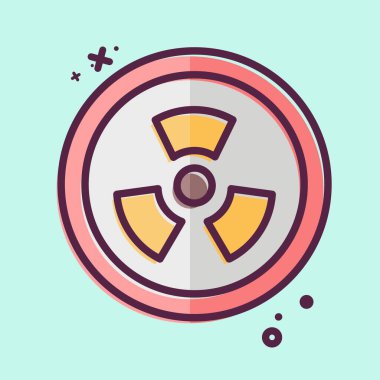 Simge Radyasyonu. Biyomühendislik sembolüyle ilgili. MBE biçimi