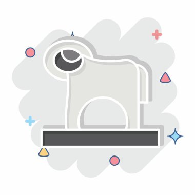 Simge RAM. Kazakistan sembolüyle ilgili. Çizgi roman. dizayn edilebilir