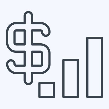 Icon Maliyesi. Denetim sembolüyle ilgili. Sıra tarzı. dizayn edilebilir