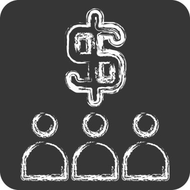 Simge İncelemesi. Denetim sembolüyle ilgili. Tebeşir stili. dizayn edilebilir