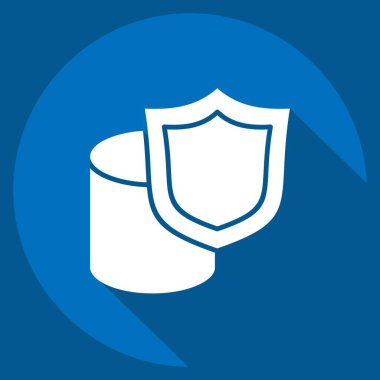 Simge Güvenliği Veri Deposu. Kripto para birimi sembolüyle ilgili. uzun gölge biçimi