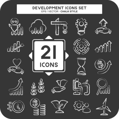 Simge Ayarlama Geliştirme. Eğitim sembolüyle ilgili. tebeşir Biçimi