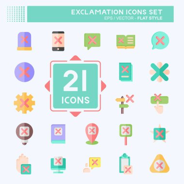 Simge Ayarlama Ünlemi. Eğitim sembolüyle ilgili. Düz stil. dizayn edilebilir