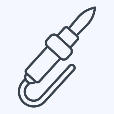 Simge lehimleme demiri. Tamir Aletleri sembolüyle ilgili. Sıra tarzı. dizayn edilebilir