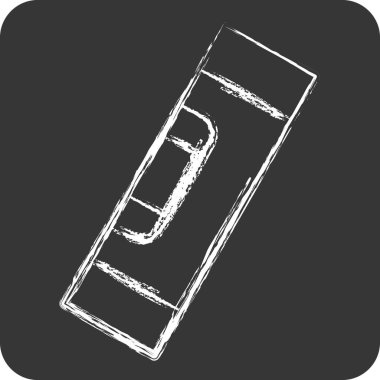 Simge Ruh Seviyesi. Tamir Aletleri sembolüyle ilgili. Tebeşir stili. dizayn edilebilir