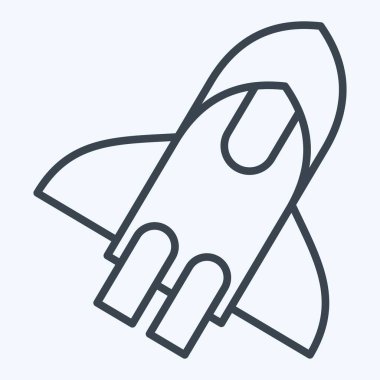 Icon Star Up. Kripto para birimi sembolüyle ilgili. satır biçimi