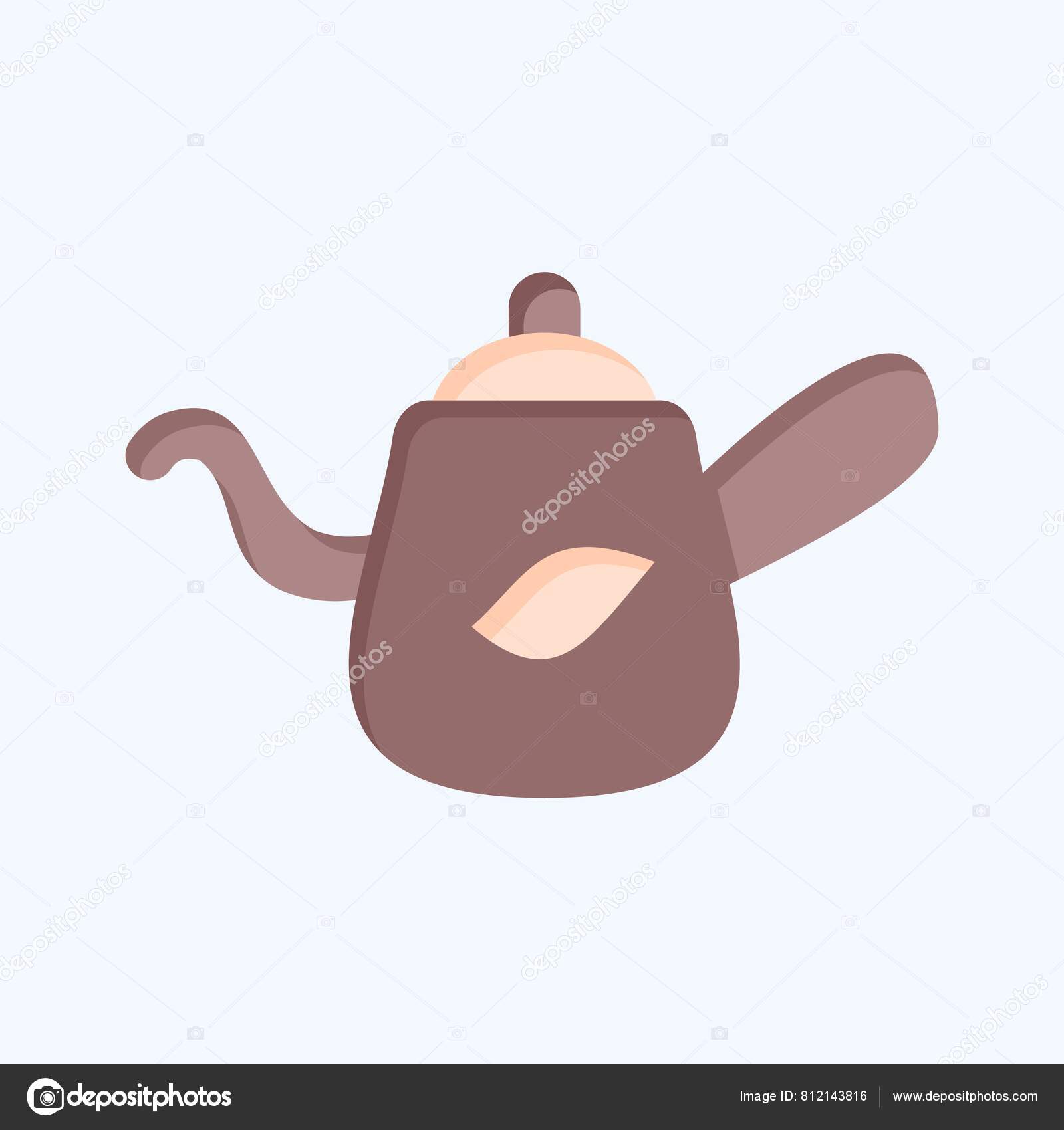 Vectores de Chow bonito com bule, imágenes vectoriales | DepositPhotos, image size:1600x1700