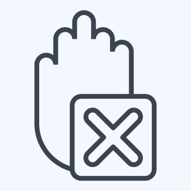 Simge Durağı. Ünlem sembolüyle ilgili. Sıra tarzı. dizayn edilebilir