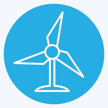 Simge Sürdürülebilir Geliştirme. Geliştirme sembolüyle ilgili. mavi gözler tarzı