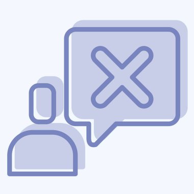 Simge Konuşması. Ünlem sembolüyle ilgili. İki ton stili. dizayn edilebilir