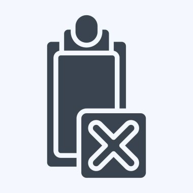 Simge Görevi. Ünlem sembolüyle ilgili. Kabartma tarzı. dizayn edilebilir