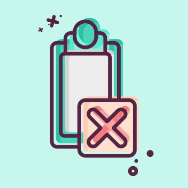 Simge Görevi. Ünlem sembolüyle ilgili. MBE tarzı. dizayn edilebilir