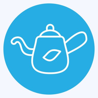 Simge çayı. Kazakistan sembolüyle ilgili. Mavi gözlü. dizayn edilebilir