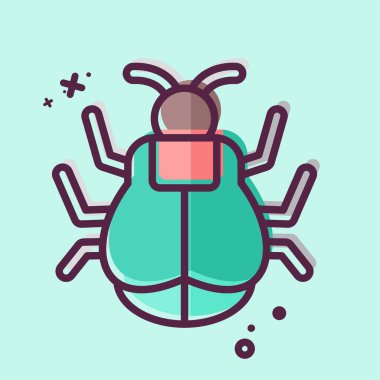 Simge Kenesi. Böceklerin sembolü. MBE tarzı. dizayn edilebilir