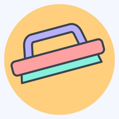 Simge Ağacı Şövalyesi. Tamir Aletleri sembolüyle ilgili. renk arkadaşı stili. dizayn edilebilir