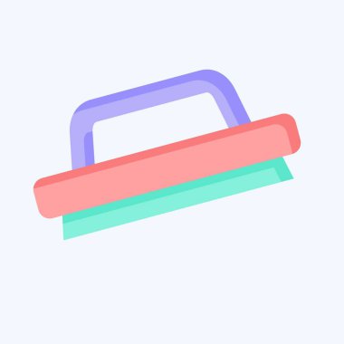 Simge Ağacı Şövalyesi. Tamir Aletleri sembolüyle ilgili. Düz stil. dizayn edilebilir