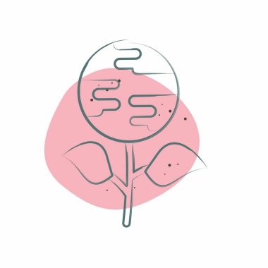 İkon Dünya Barışı. Dünya Barışı sembolüyle ilgili. Renkli Leke Biçimi. dizayn edilebilir