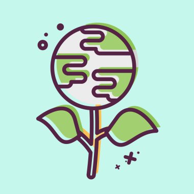 İkon Dünya Barışı. Dünya Barışı sembolüyle ilgili. MBE tarzı. dizayn edilebilir