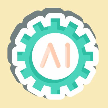 Yapıştırma Yapay Zeka Aletleri. Yapay Zeka sembolüyle ilgili