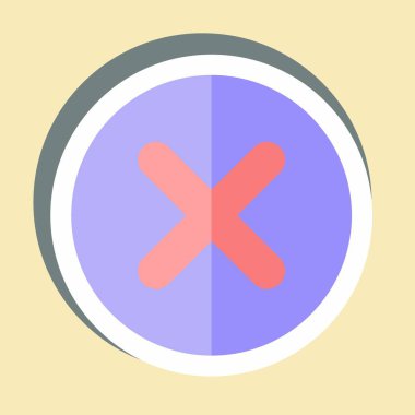 Çıkartma parası. Ünlem sembolüyle ilgili. dizayn edilebilir