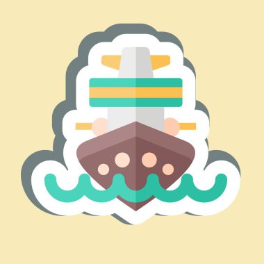 Çıkartma Kruvazörü. Araç sembolüyle ilgili. düzenlenebilir