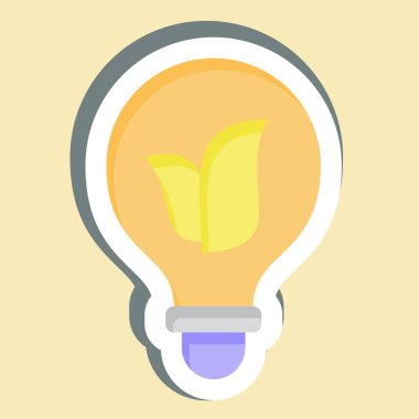 Etiket Eko Lamba. Dünya 'yı Kurtarma sembolüyle ilgili. düzenlenebilir