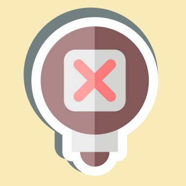 Çıkartma Daha Fazla Öğren. Ünlem sembolüyle ilgili. dizayn edilebilir