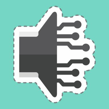 Çıkartma çizgisi Al Sound 'u kesti. Yapay Zeka sembolüyle ilgili