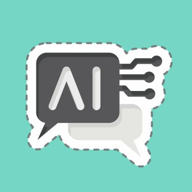 Yapay Zeka sembolüyle ilişkili Sohbet Robotu 2 etiket hattı kesildi