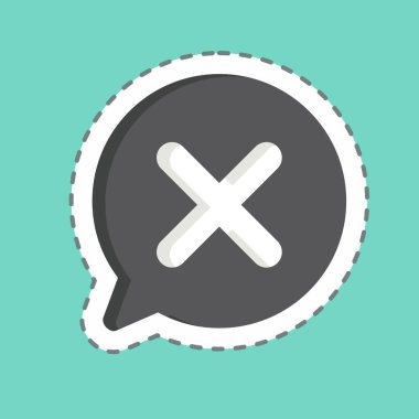 Çıkartma hattı Chat 'i kesti. Ünlem sembolüyle ilgili. dizayn edilebilir