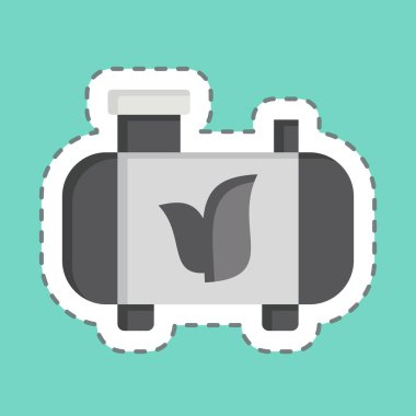 Çıkartma hattı jenerasyon biyoyakıtlarını kesti. Dünya 'yı Kurtarma sembolüyle ilgili. düzenlenebilir