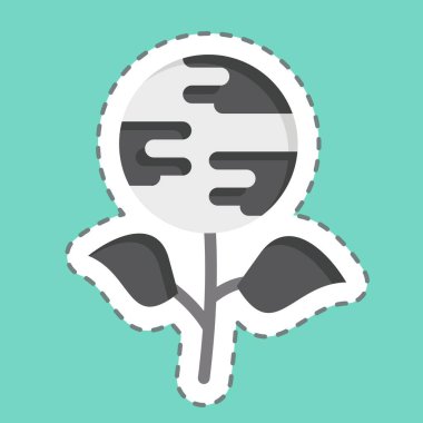 Çıkartma hattı Dünya Barışı 'nı kesti. Dünya Barışı sembolüyle ilgili. dizayn edilebilir