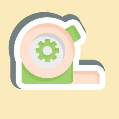 Etiket Ölçüm Bantları. Tamir Aletleri sembolüyle ilgili. dizayn edilebilir