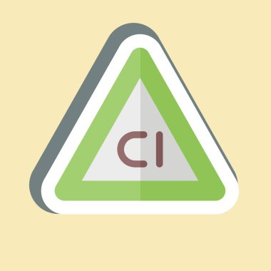 Sticker Non Klor Çamaşır Suyu. Kumaş sembolüyle ilgili. dizayn edilebilir