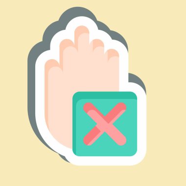 Çıkartma Durağı. Ünlem sembolüyle ilgili. dizayn edilebilir