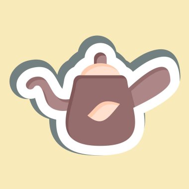 Çıkartma Çayı. Kazakistan sembolüyle ilgili. dizayn edilebilir