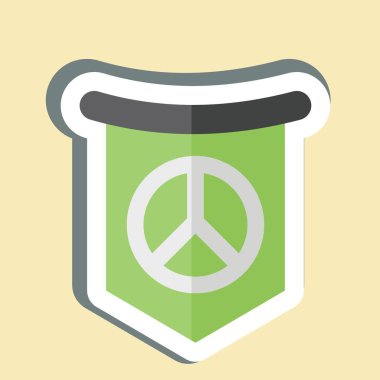 Etiket Dünya Barış Bayrağı. Dünya Barışı sembolüyle ilgili. dizayn edilebilir