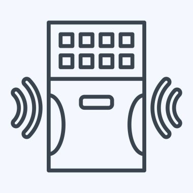 Simge Hava Arındırıcı. İç Güvenlik sembolüyle ilgili. satır biçimi