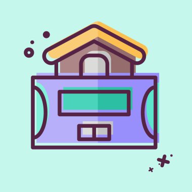 Simge Alarm Sistemi. İç Güvenlik sembolüyle ilgili. MBE biçimi